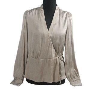 Banana Republic Wrap Blouse Size Small